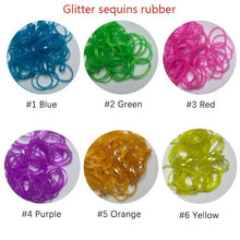 Load image into Gallery viewer, 1800pcs Rubber Loom Bands DIY Toys For Children Set Kid Lacing Rainbow Bracelet Silicone Rubber Bands Elastic Weave Girl Gifts