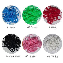 Load image into Gallery viewer, 1800pcs Rubber Loom Bands DIY Toys For Children Set Kid Lacing Rainbow Bracelet Silicone Rubber Bands Elastic Weave Girl Gifts