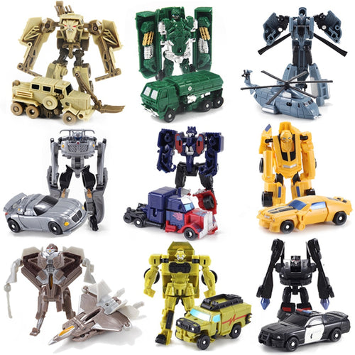 Kids Toys Boys Transformation Robot car rocket Mini Pocket toy 7style Classic Model car for  Children Gifts