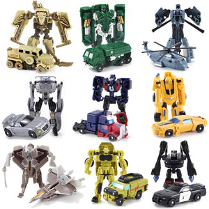 Kids Toys Boys Transformation Robot car rocket Mini Pocket toy 7style Classic Model car for  Children Gifts